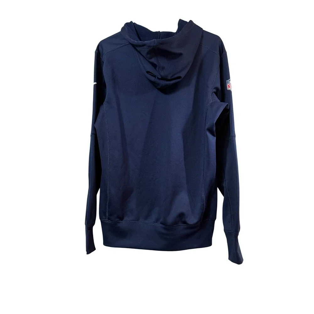 Nike NFL Los Angeles Rams Navy Blue Therma-FIT Hoodie 746020-419 Mens Small
